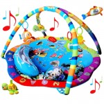 Centru de activitati Musical Activity Gym - Salteluta bebelusi  Ocean Sealife Play Gym 